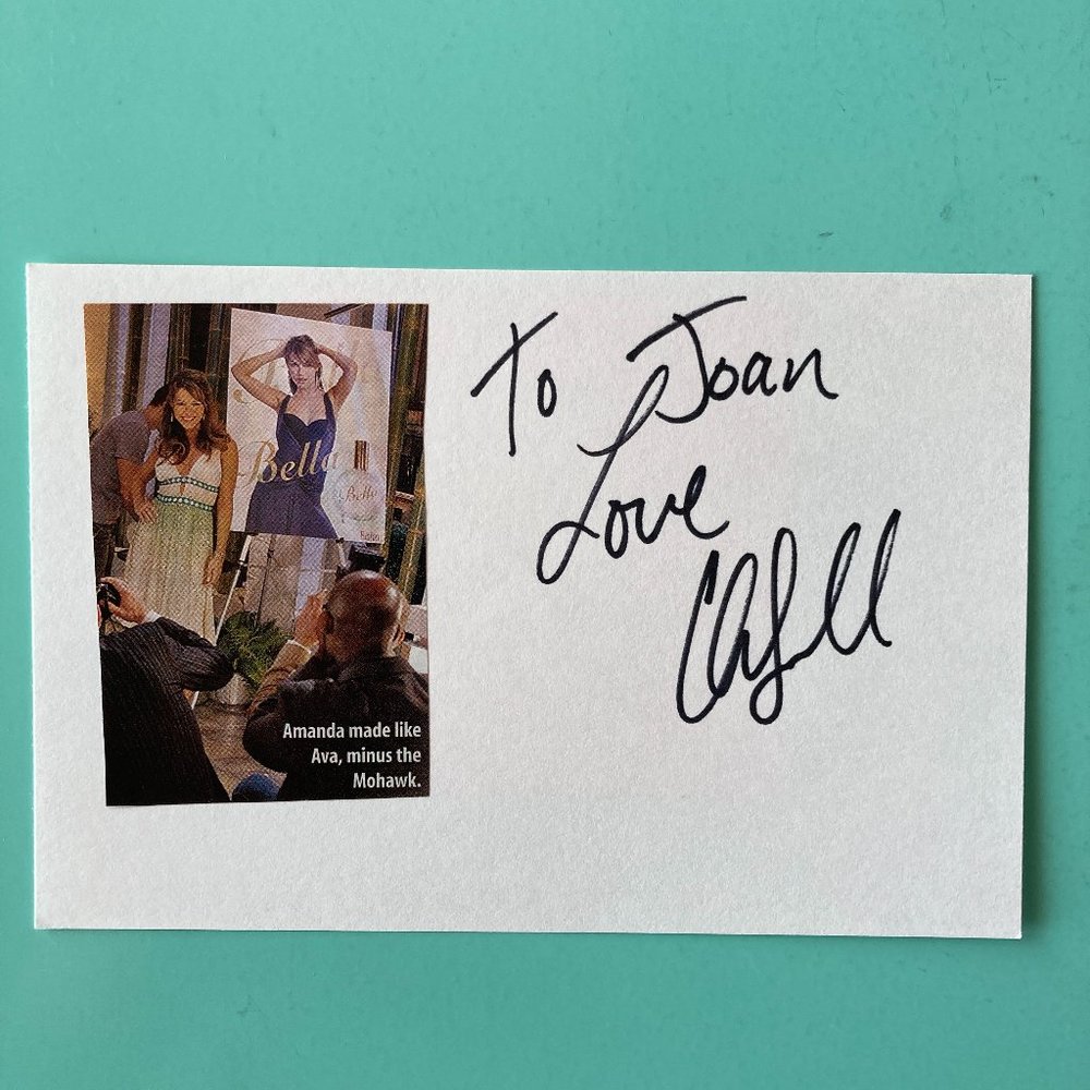 Chrishell Stause Signed Inscribed Index Card 4”X6”All My Children Selling Sunset